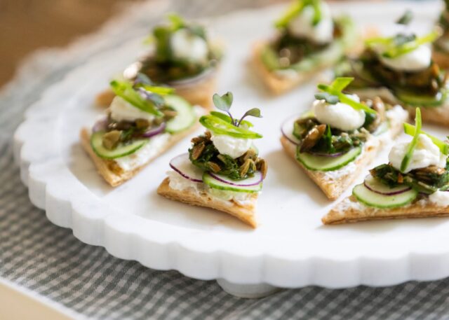 Head to gardwine.com/blog and check out our newest recipe, part of our Garden Party Pairings series! 

These Spring Garden Tartlets with Herbed Gremolata are bright, herb-forward, and almost too pretty to eat. Golden puff pastry, whipped lemon-feta, cucumber, radish, and herbed pepita gremolata. Perfect for any spring gathering (Mother's Day, derby party, etc), paired with our Freyja Viognier/Roussanne blend!