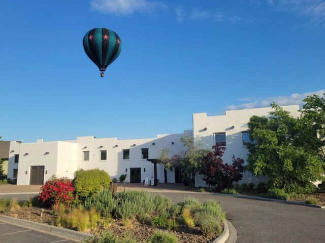 Come spend the afternoon with us at Gård Estate Wines & Inn in Prosser this Saturday, May 30 from 3-6pm!
 
We’d love for you to stop by, have a glass, and mingle with the people behind the wines — including owners Josh & Lisa, winemaker/viticulturist Matías, and the rest of the Gård crew. You’ll also get a chance to see the latest updates to the space as things continue coming together.
 
Whether you’ve visited recently or haven’t stopped in yet, we’d love to see you. Skål!
 
📷: Thank you to Amber MIller & and Pilot Bryan Sweeney for the great photo!