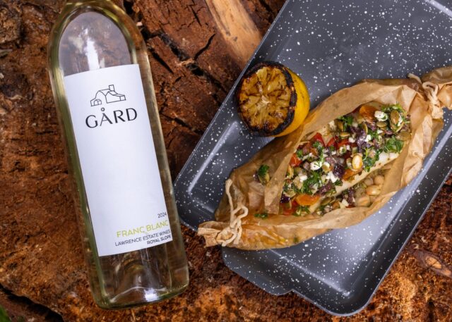The recipe for this Mediterranean Fish en Papillote (paired with Franc Blanc) is now on the blog! Works well on the campfire, on the grill, or in the oven at home. Everything steams together in parchment: the tomatoes burst, the herbs perfume the whole packet, and dinner feels both rustic and elevated at the same time. Top it with a bright, briny gremolata, pour yourself a glass, and pat yourself on the back! 

Get the recipe at gardwine.com/blog