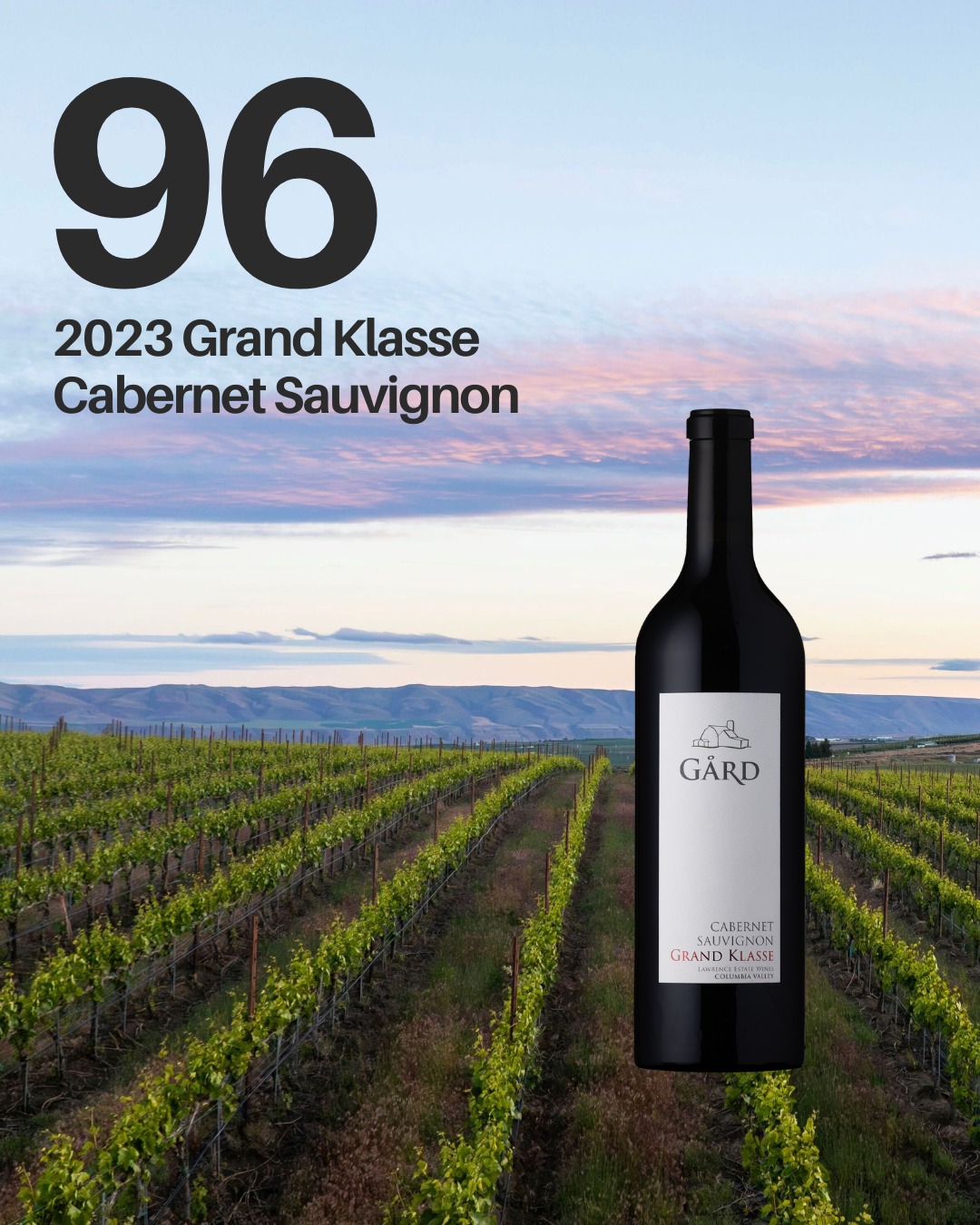 One more to add to the lineup…We missed this stunner in yesterday’s post, but it deserves its moment. Another standout 2023 red with an incredible score from Jeb Dunnuck/Virginie Boone. 

"The 2023 Cabernet Sauvignon Grand Klasse is a classic throwback Cab with well-integrated fruit, tannin, and oak. Refined and finessed, the texture is silky and medium to full-bodied, with a supple finish. Aged two years in 40% new and Austrian oak, this will age beautifully. Hold and drink 2033-2040."

Look for our 2023 reds to release over the next year...