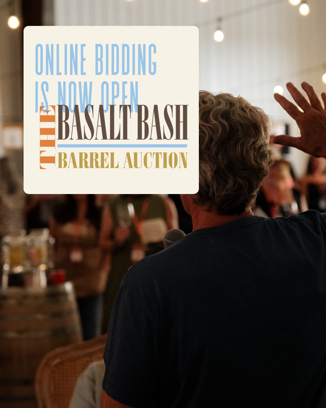 We're excited to be part of The Basalt Bash & Barrel Auction on July 24–25, a two-day celebration of the wines, culture, and community of The Rocks District of Milton-Freewater. 🍷Enjoy exclusive wine experiences and bid on one-of-a-kind barrel collaborations from top Walla Walla Valley producers, available only through this event.

Bidding is now open on our featured lots: a 2025 blend of 50% Marsanne (Crossfire) and 50% Roussanne (Rotie), plus a 2025 Carignan from Icarus Vineyard.

Proceeds support expanded mental and behavioral health services for students in the Milton-Freewater School District.

Bid: event.auctria.com/d53252ab-57e3-496e-b610-8055aa76d44c/a780d600ec2e11e9ae081db830846aa5 (link in bio)