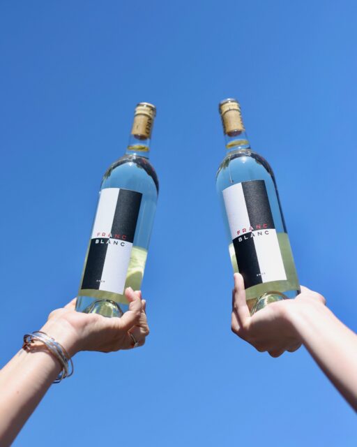 New vintage, new look: 2025 Franc Blanc is here!🎉🥂 
Cabernet Franc may be known as a red grape, but with gentle pressing and minimal skin contact, it becomes something unexpected — bright, expressive, and full of lift. The new label mirrors that transformation with bold black‑and‑white geometry and a nod to the grape’s familiar identity.

In the glass: Asian pear, white nectarine, honeydew, lemongrass, spearmint, white flowers, and lemon zest. Fresh, layered, and confidently unconventional.

$28 • 100% Cab Franc • Stoneridge Vineyard 
Pair with fresh salads, seafood, or herb‑forward dishes

Now pouring and available to purchase!