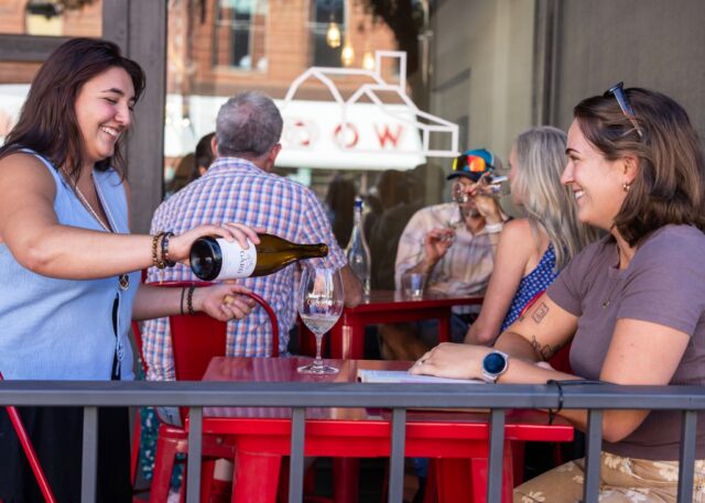 Patio season isn't over yet... it's a great day to enjoy a crisp white or a red outdoors! 😀