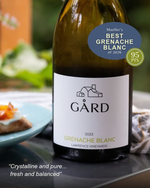 Grenache Day, but make it Grenache Blanc! Our 2023 was just named Best Washington Grenache Blanc of 2026 by Anthony Mueller.🎉 Fresh, plush, and layered with orchard fruit, brioche, and almond paste. A small lot with a big story.

👉 95 pts
👉 Under 200 cases

We're so proud of this wine (which also happens to be Lisa's fave), as well as our vineyard and production teams! Cheers to them this #grenacheday !!!🥂

.
.
.
#MatíasKúsulas
#thegrapealchemist 
@lawrencevineyards 
@corfucrossingvineyard